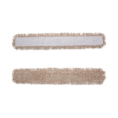 Industrial Dust Mop Head, Hygrade Cotton, 60w X 5d, White
