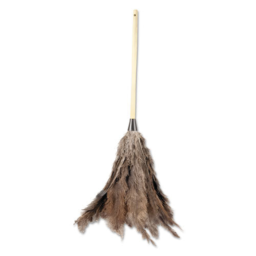 Professional Ostrich Feather Duster, 7" Handle