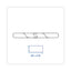Clip-on Dust Mop Frame, 48w X 5d, Zinc Plated