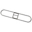 Clip-on Dust Mop Frame, 60w X 5d, Zinc Plated
