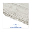 Disposable Dust Mop Head W/sewn Center Fringe, Cotton/synthetic, 36w X 5d, White