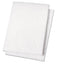 Light Duty Scour Pad, White, 6 X 9, White, 20/carton