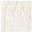Cut-end Wet Mop Head, Cotton, No. 16 Size, White