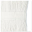 Cut-end Wet Mop Head, Cotton, White, #20, 12/carton