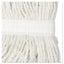 Cut-end Wet Mop Head, Rayon, No. 20, White, 12/carton