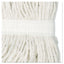 Cut-end Wet Mop Head, Rayon, No. 24, White, 12/carton