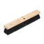 Floor Brush Head, 3" Black Polypropylene Bristles, 24" Brush