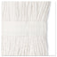 Premium Cut-end Wet Mop Heads, Cotton, 24oz, White, 12/carton