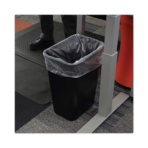 High-density Can Liners, 16 Gal, 6 Microns, 24" X 33", Natural, 50 Bags/roll, 20 Rolls/carton