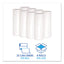 Low-density Waste Can Liners, 30 Gal, 0.6 Mil, 30" X 36", White, 25 Bags/roll, 8 Rolls/carton