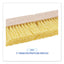 Deck Brush Head, 2" Cream Polypropylene Bristles, 10" Brush
