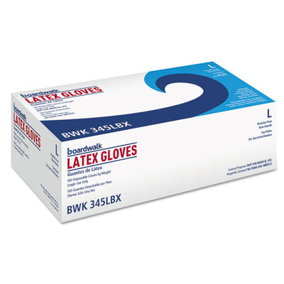 General-purpose Latex Gloves, Natural, Medium, Powder-free, 4.4 Mil, 1,000/carton