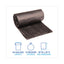 High-density Can Liners, 60 Gal, 14 Microns, 38" X 58", Black, 25 Bags/roll, 8 Rolls/carton