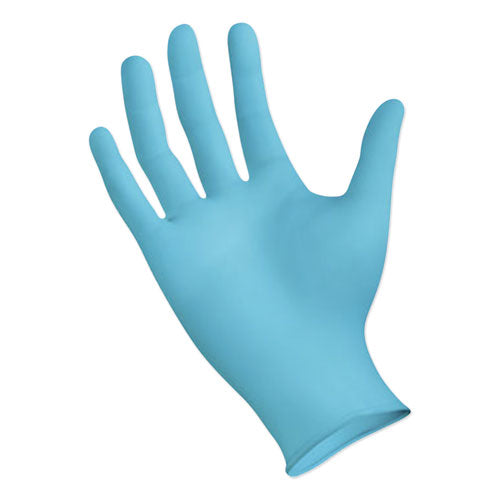 Disposable Powder-free Nitrile Gloves, Medium, Blue, 5 Mil, 1,000/carton
