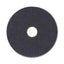 Stripping Floor Pads, 16" Diameter, Black, 5/carton