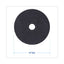 Stripping Floor Pads, 19" Diameter, Black, 5/carton