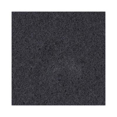 Stripping Floor Pads, 19" Diameter, Black, 5/carton