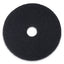 Stripping Floor Pads, 21" Diameter, Black, 5/carton