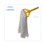 Pro Loop Web/tailband Wet Mop Head, Rayon, #24 Size, White, 12/carton