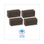 Heavy-duty Scour Pad, 4.63 X 10, Brown, 20/carton
