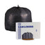 Linear Low Density Industrial Can Liners, 45 Gal, 1.1 Mil, 40 X 46, Gray, 100/carton