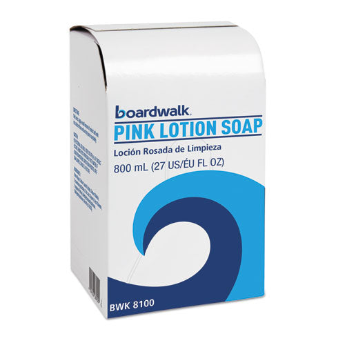 Mild Cleansing Pink Lotion Soap, Cherry Scent, Liquid, 1 Gal Bottle, 4/carton