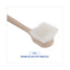 Utility Brush, Cream Nylon Bristles, 5.5" Brush, 14.5" Tan Plastic Handle