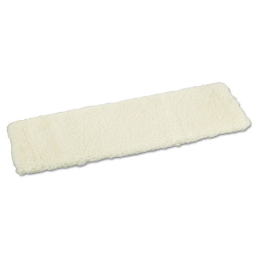 Mop Head, Applicator Refill Pad, Lambswool, 16-inch, White