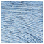 Super Loop Wet Mop Head, Cotton/synthetic Fiber, 5" Headband, Medium Size, Blue