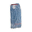 Super Loop Wet Mop Head, Cotton/synthetic Fiber, 1" Headband, Large Size, Blue, 12/carton