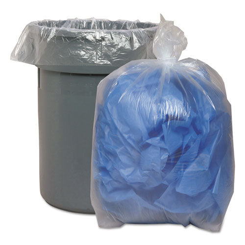 Low Density Repro Can Liners, 30 Gal, 0.62 Mil, 30" X 36", White, 10 Bags/roll, 20 Rolls/carton