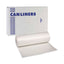 Low Density Repro Can Liners, 30 Gal, 0.62 Mil, 30" X 36", White, 10 Bags/roll, 20 Rolls/carton