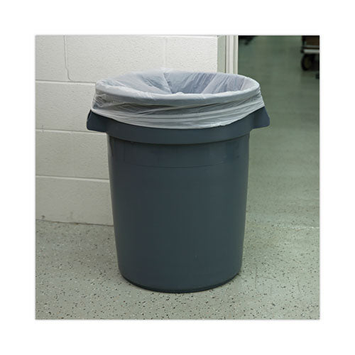 Low Density Repro Can Liners, 30 Gal, 0.62 Mil, 30" X 36", White, 10 Bags/roll, 20 Rolls/carton