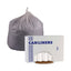 Low Density Repro Can Liners, 55 Gal, 0.63 Mil, 38" X 58", White, 10 Bags/roll, 10 Rolls/carton