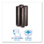 Low Density Repro Can Liners, 56 Gal, 1.2 Mil, 43" X 47", Black, 10 Bags/roll, 10 Rolls/carton
