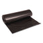 Low Density Repro Can Liners, 60 Gal, 1.2 Mil, 38" X 58", Black, 10 Bags/roll, 10 Rolls/carton