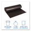 Low Density Repro Can Liners, 60 Gal, 1.2 Mil, 38" X 58", Black, 10 Bags/roll, 10 Rolls/carton