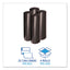 Low Density Repro Can Liners, 60 Gal, 1.2 Mil, 38" X 58", Black, 10 Bags/roll, 10 Rolls/carton