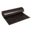Low Density Repro Can Liners, 45 Gal, 1.6 Mil, 40" X 46", Black, 10 Bags/roll, 10 Rolls/carton
