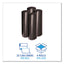 Low Density Repro Can Liners, 45 Gal, 1.6 Mil, 40" X 46", Black, 10 Bags/roll, 10 Rolls/carton