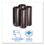 Low Density Repro Can Liners, 60 Gal, 1.6 Mil, 38" X 58", Black, 10 Bags/roll, 10 Rolls/carton