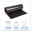 Low Density Repro Can Liners, 60 Gal, 1.6 Mil, 38" X 58", Black, 10 Bags/roll, 10 Rolls/carton
