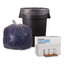 Low Density Repro Can Liners, 45 Gal, 1.4 Mil, 40" X 46", Clear, 10 Bags/roll, 10 Rolls/carton