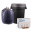 Low Density Repro Can Liners, 56 Gal, 1.4 Mil, 43" X 47", Clear, 10 Bags/roll, 10 Rolls/carton