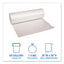 Low Density Repro Can Liners, 60 Gal, 1.4 Mil, 38" X 58", Clear, 10 Bags/roll, 10 Rolls/carton