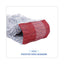 Mop Head, Floor Finish, Wide, Rayon/polyester, Large, White/blue, 12/carton