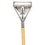 Quick Change Metal Head Wooden Mop Handle, Junior, 0.88" Dia X 54", Natural