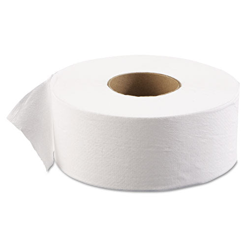 Jrt Jr. Bath Tissue, Jumbo, Septic Safe, 1-ply, White, 3.3" X 2,000 Ft, 12/carton