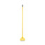 Quick Change Side-latch Plastic Mop Head Handle, 60" Aluminum Handle, Yellow