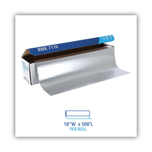 Standard Aluminum Foil Roll, 18" X 500 Ft